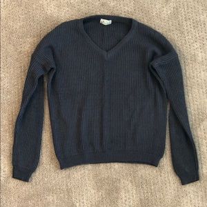 Gray Long Sleeve Sweater